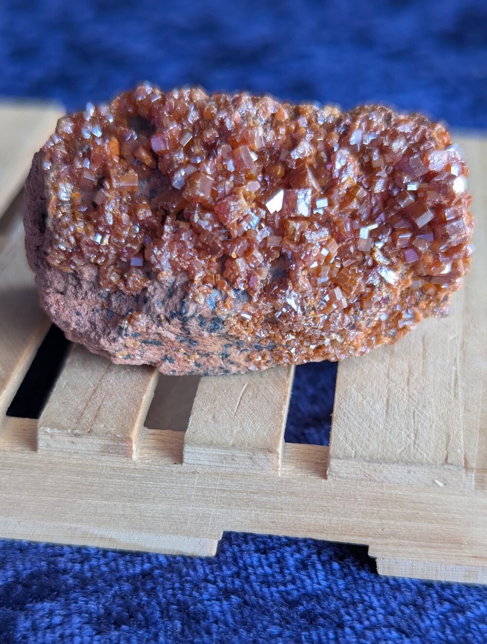 🧡 VANADINITE DRUZY ⭐ rough Crystal Specimen natural mineral Gem Stone